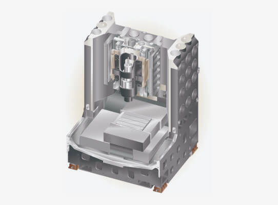Yasda YMC 430+RT10 Machine Structure