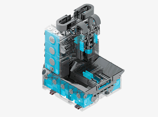 Yasda YMC 650 Thermal distortion stabilizing system