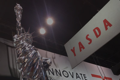 Statue of Liberty replica finished by Yasda H40i